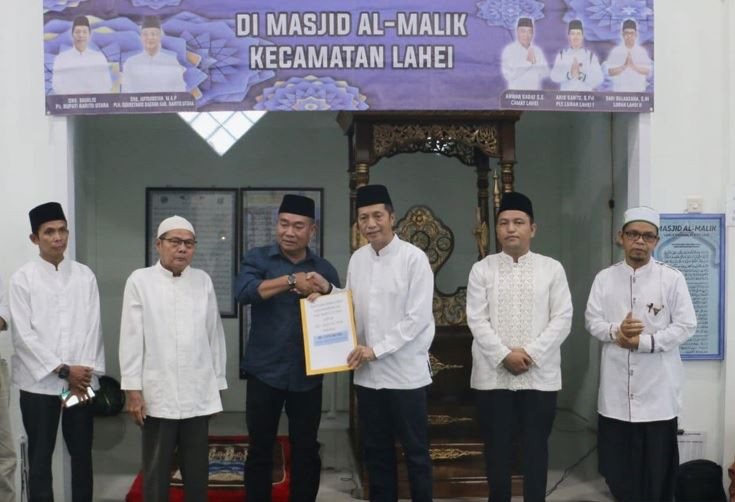 Pj. Bupati Barito Utara Bersama Jajaran Pemkab Barito Utara Lasanakan Safari Ramadhan Ke Kecamatan Lahei