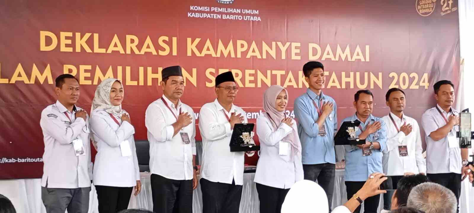 Ketua KPU Kabupaten Barito Utara Harapkan Adanya Kolaborasi Bersama Kepada Semua Elemen Masyarakat, Agar Terciptanya Pemilu Damai 2024