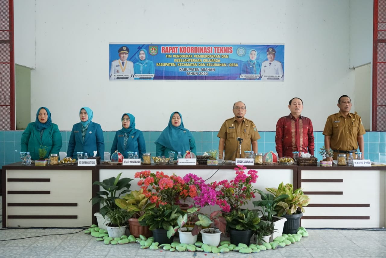 Sekda Buka Rakornis TP PKK Kabupaten Asahan