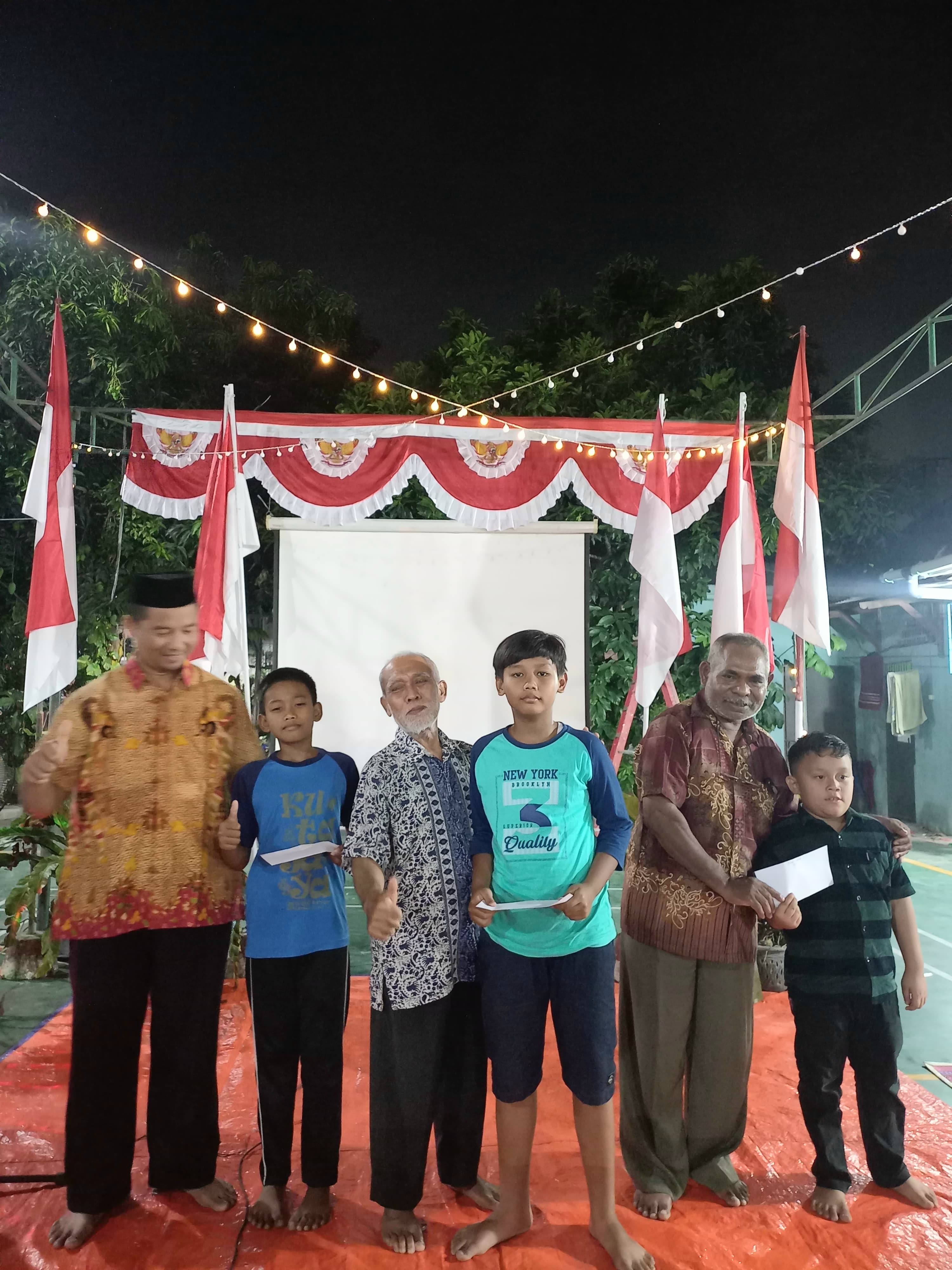 Warga RT 004/011 VTE Riang Gembira Gelar Tasyakuran HUT RI ke-78