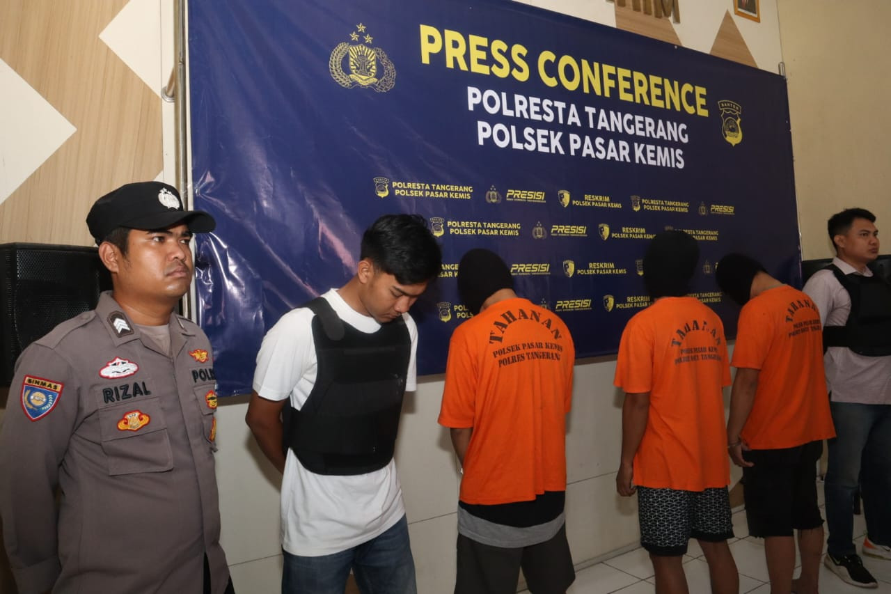 Reskrim Polsek Pasar Kemis Berhasil Tangkap Tiga Pelaku Kasus Penipuan dan Penggelapan