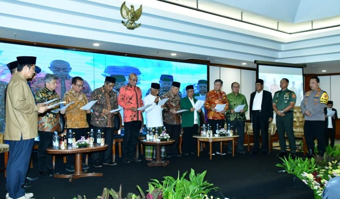 Lintas Ormas dan Agama Deklarasikan Pemilu Damai, Jaga Persatuan Indonesia