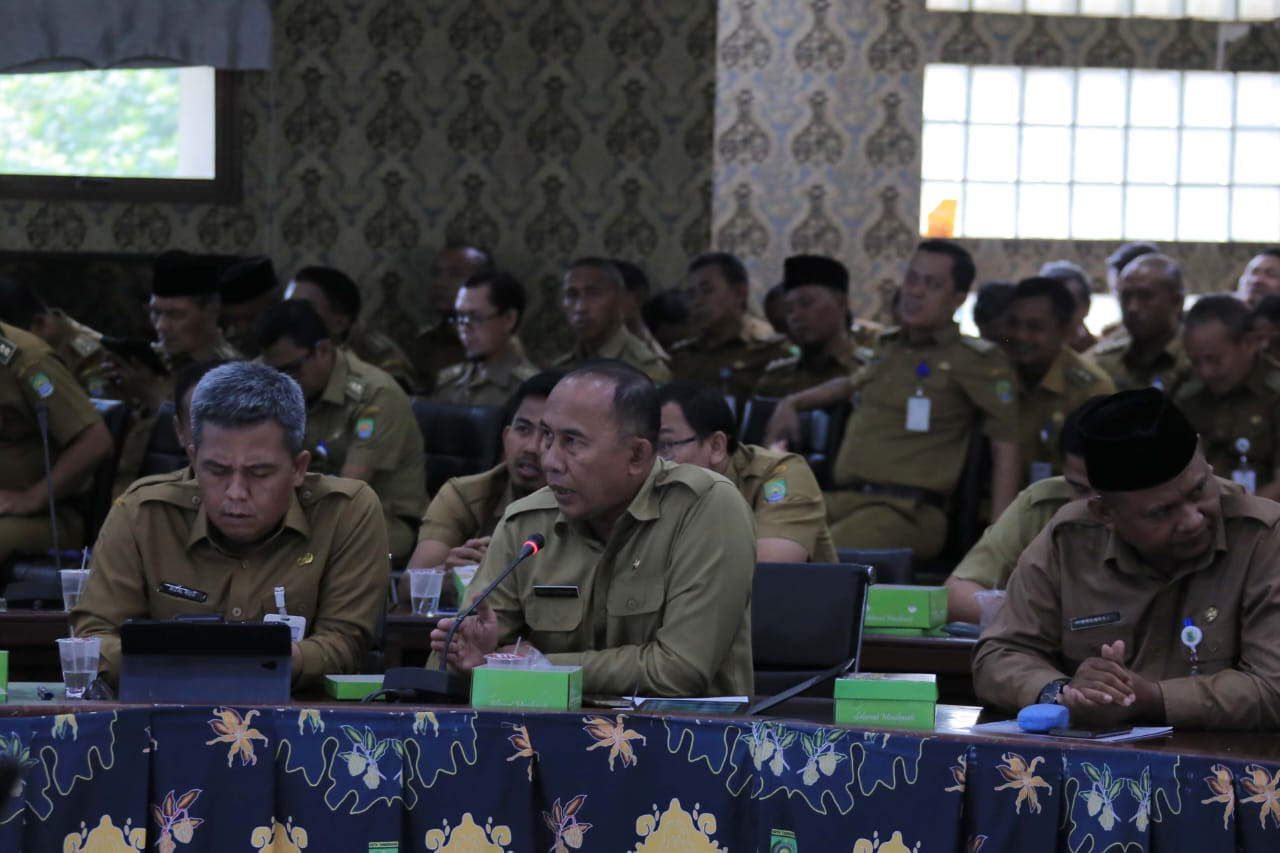 Evaluasi Bulanan Kewilayahan, Pj : Fokus pada Persiapan Pemilu dan Penanganan Banjir