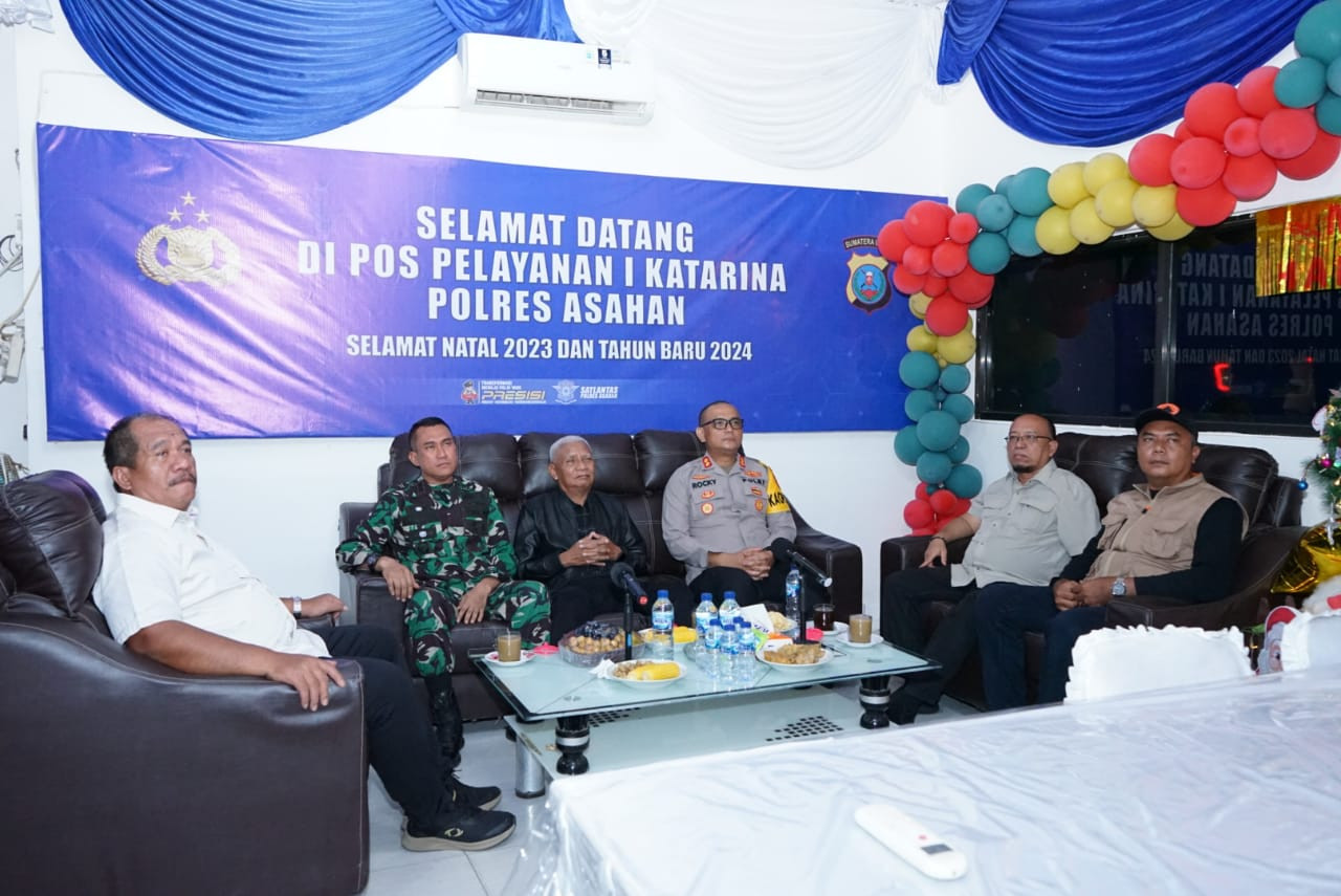 Bupati Asahan Bersama Forkopimda Ikuti Zoom Meeting dengan Kapolri 