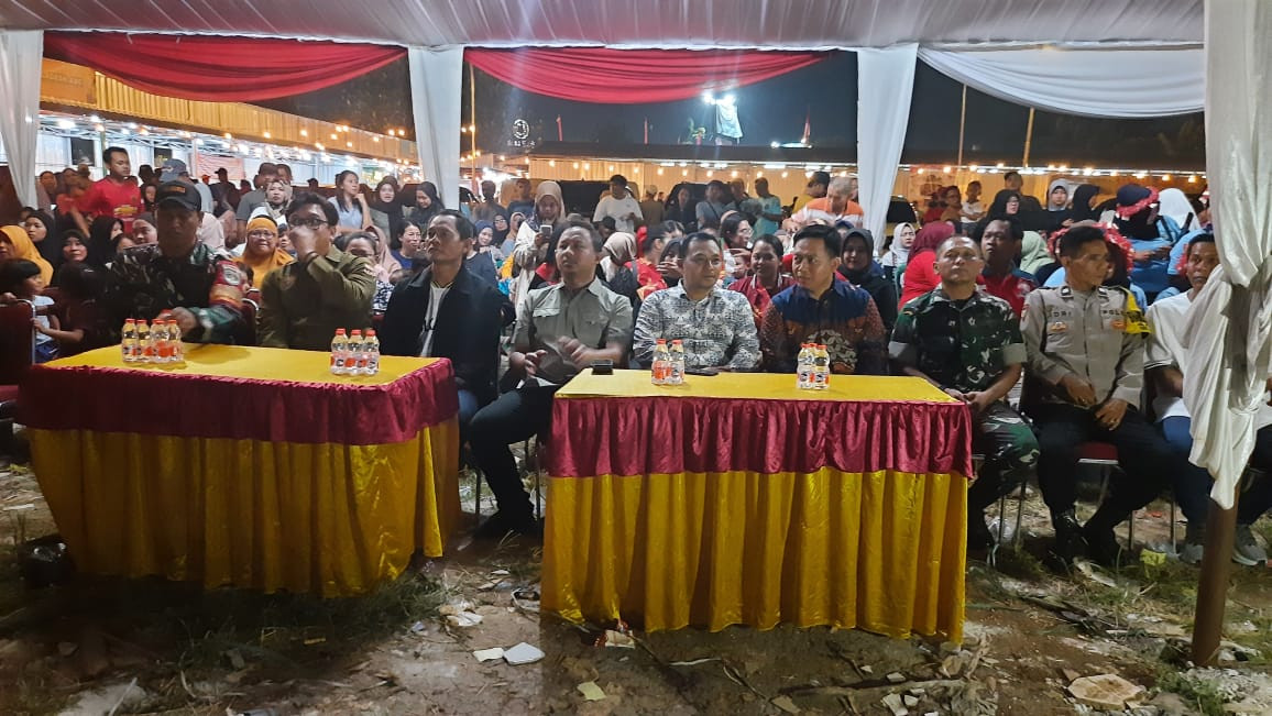 Babinsa Koramil 02/Curug Hadiri Malam Puncak Semarak Gebyar Kemerdekaan RI ke - 79