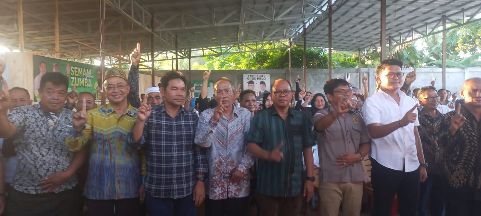 Ratu Prabu Kabupaten Barito Utara Dengan Tegas Berikan Dukungan Politik Untuk Kemenangan  Paslon Gubernur Kalteng 03  Dan Bupati Barito Utara 01.