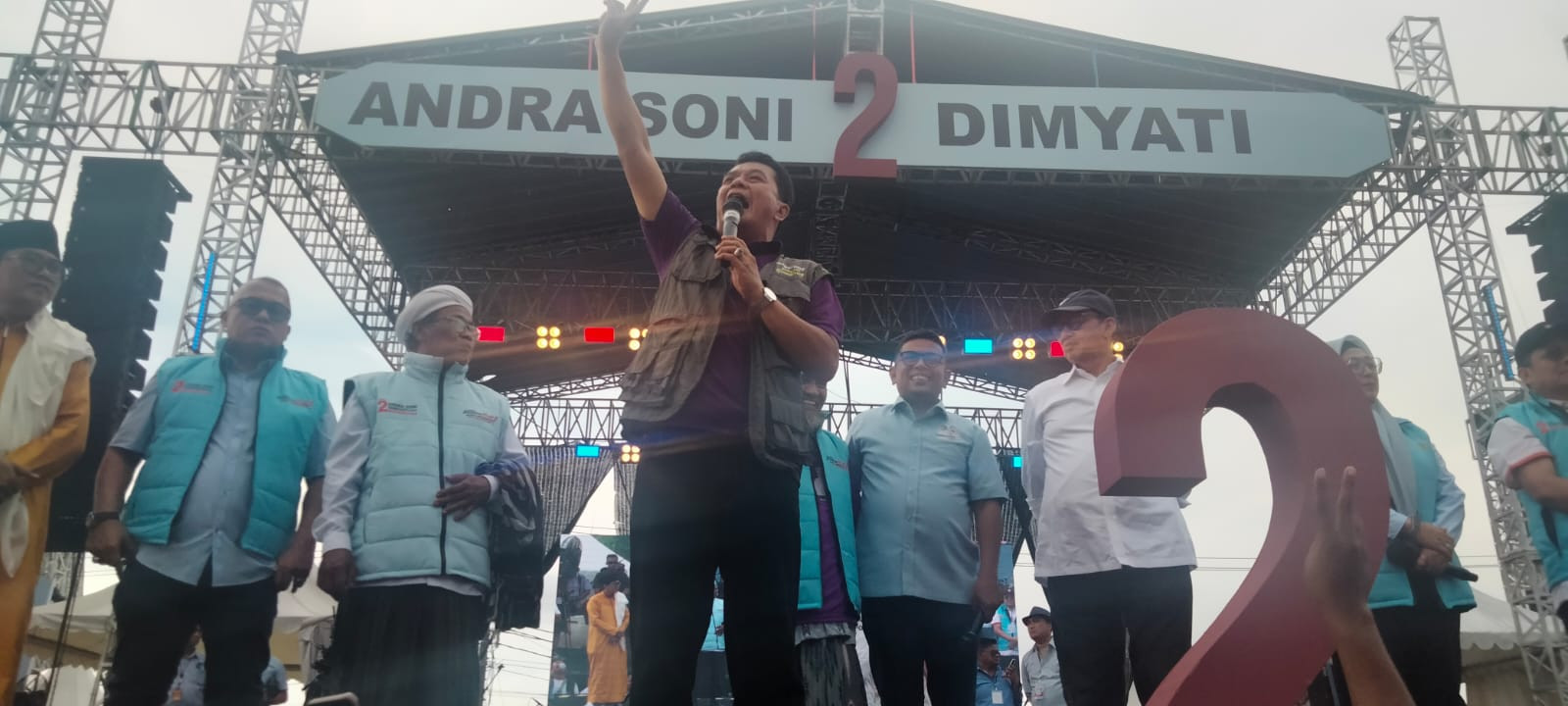 Kampanye Akbar Andra Soni Bertajuk Banten Maju, Maesyal Rasyid Jadi Jurkam