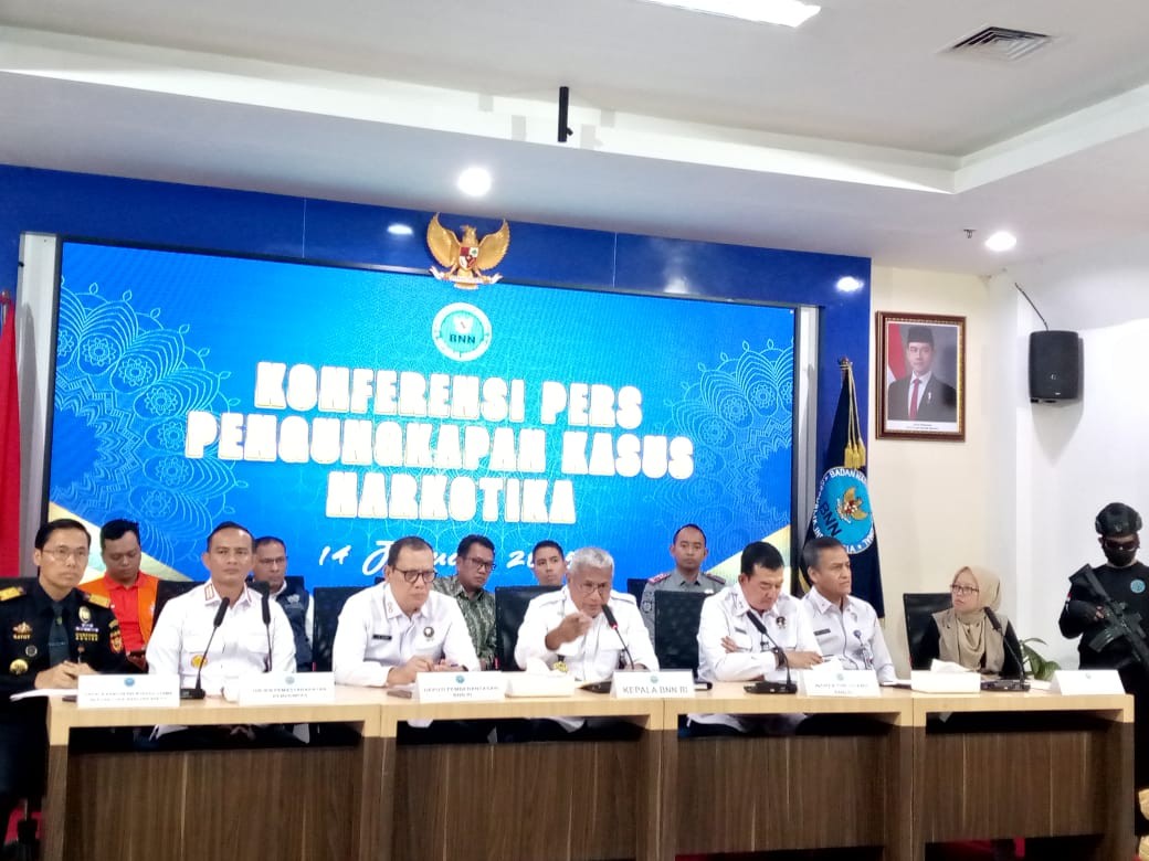 Awal 2025 BNN RI Ungkap Kasus Narkoba , Ada Tersangka WNA