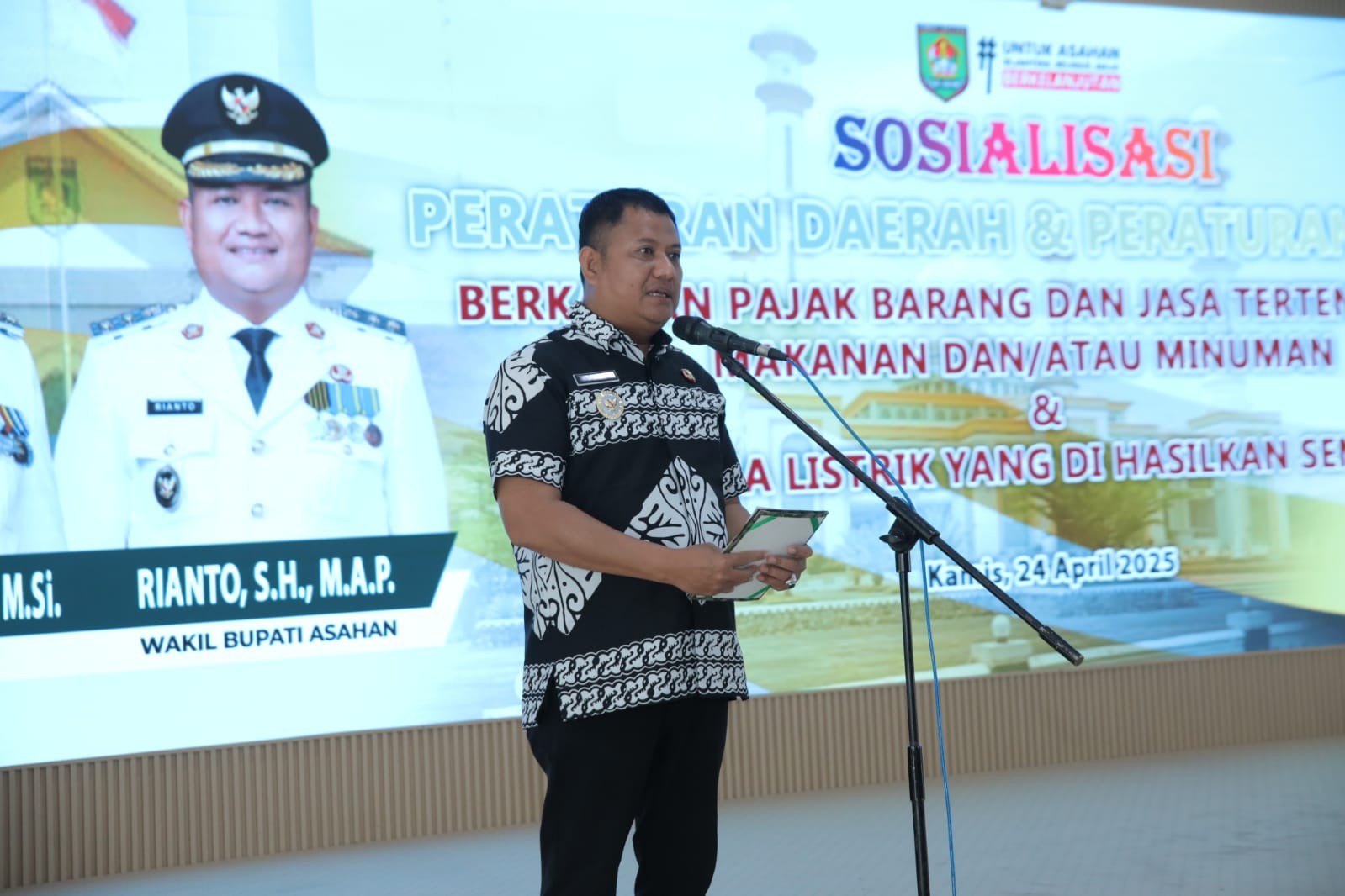 Wakil Bupati Asahan Buka Sosialisasi PBJT