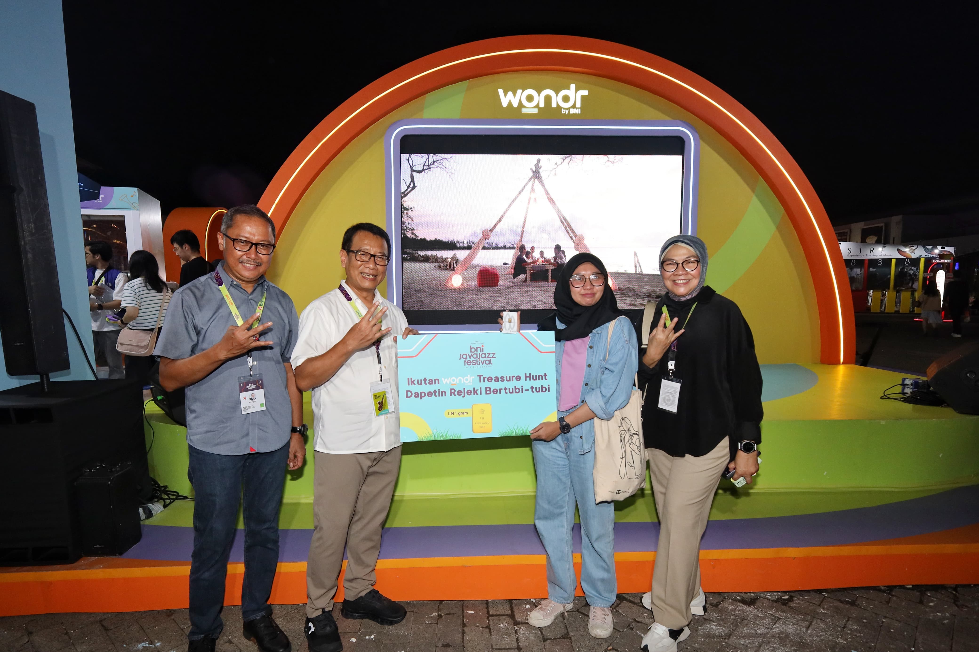Kumpulkan Stamp di wondr Treasure Hunt, Misi Seru Rejeki Wondr BNI di Java Jazz Festival 2025
