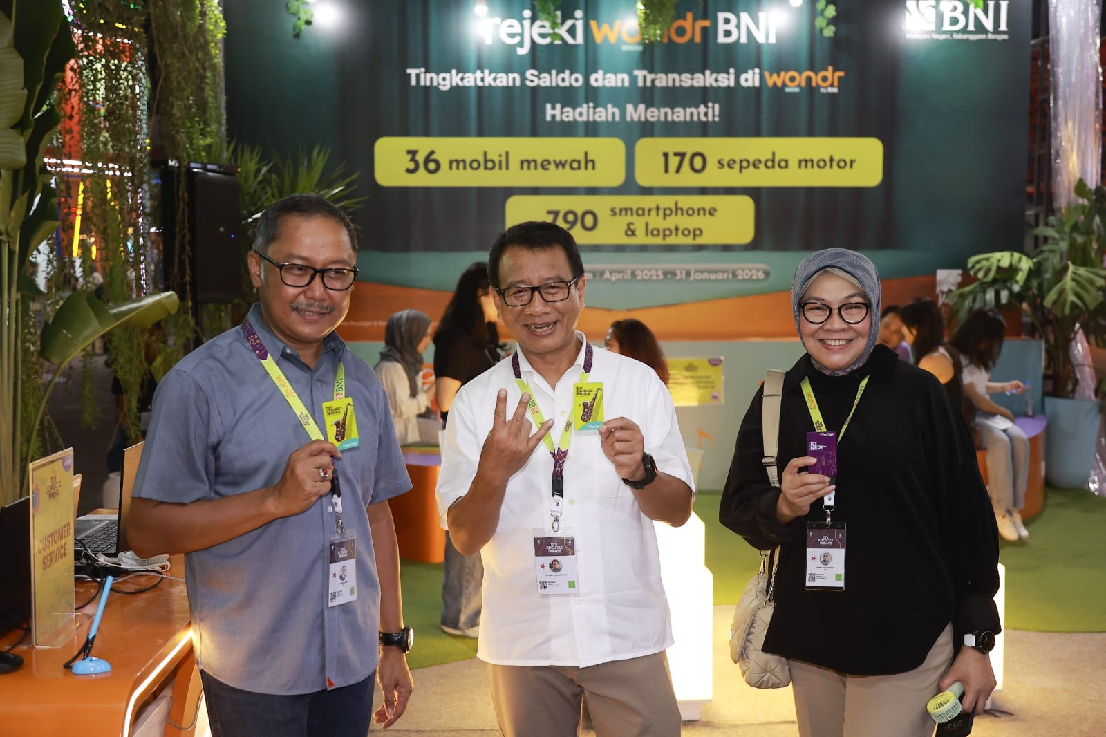 Kemudahan Transaksi dengan wondr by BNI di BNI Java Jazz Festival 2025