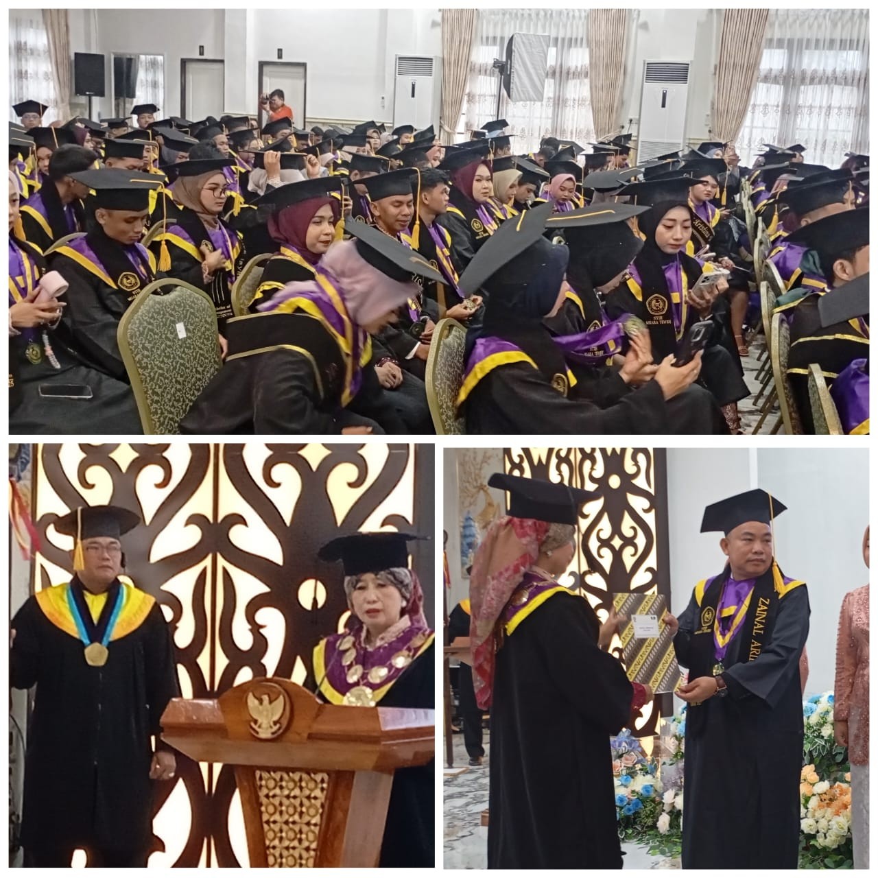 Sebanyak 159 Mahasiswa STIE Muara Teweh Mengikuti Wisuda Lulusan Strata 1 Manajemen Ke XIV