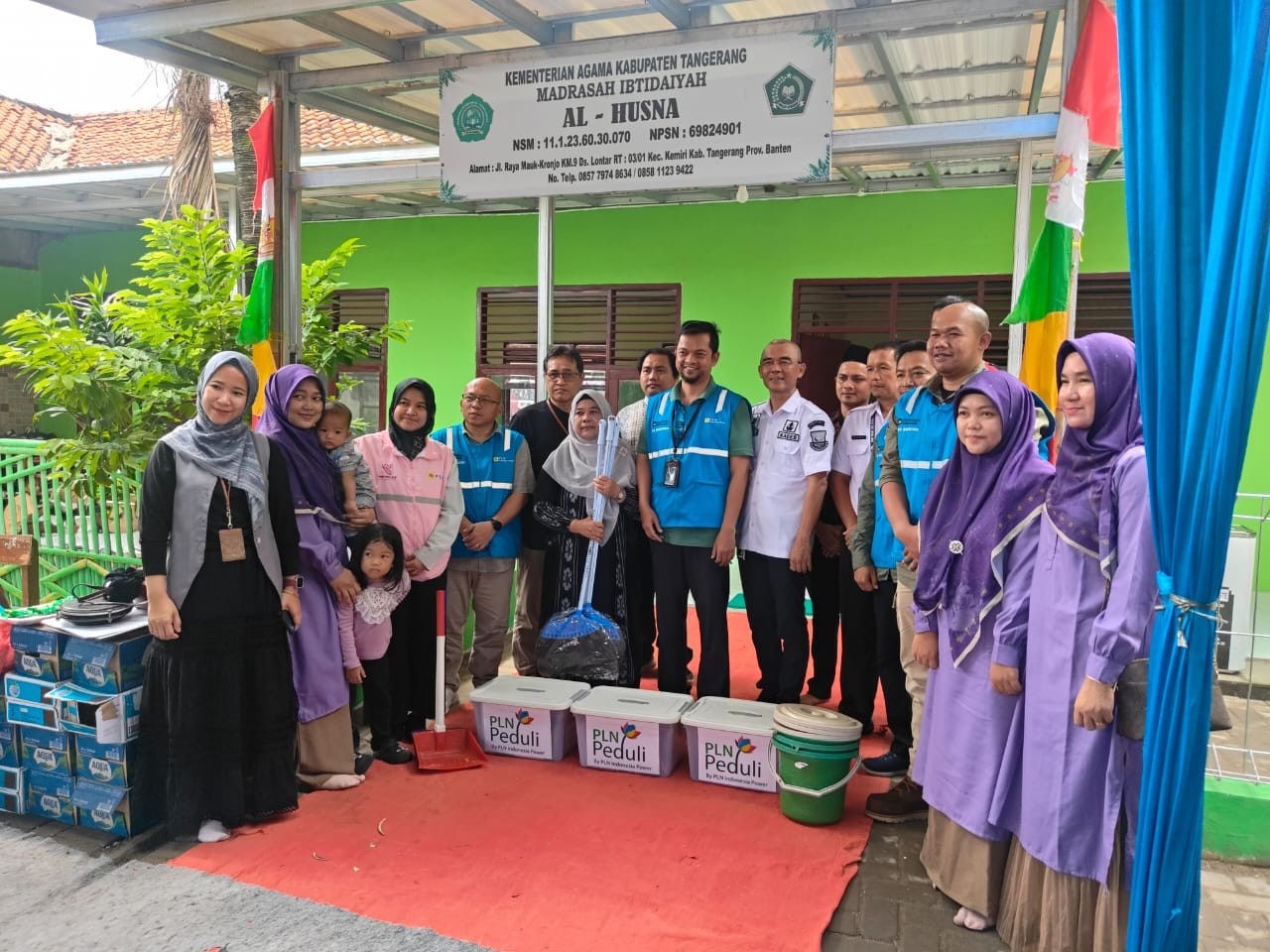 PT PLN Indonesia Power UBP Banten 3 Lontar Rampungkan Renovasi MI Al Husna, Dorong Pendidikan Lebih Maju