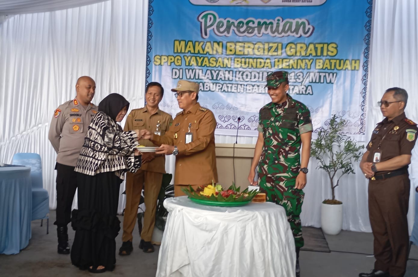 Peresmian MBG Yayasan Bunda Henny Batuah Barito Utara Wujud Nyata Dukung Program Nasional Merah Putih