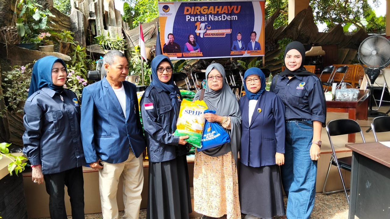 Ulang Tahun ke 14 Partai NasDem, DPD Barito Utara Gelar Bakti Sosial untuk Warga