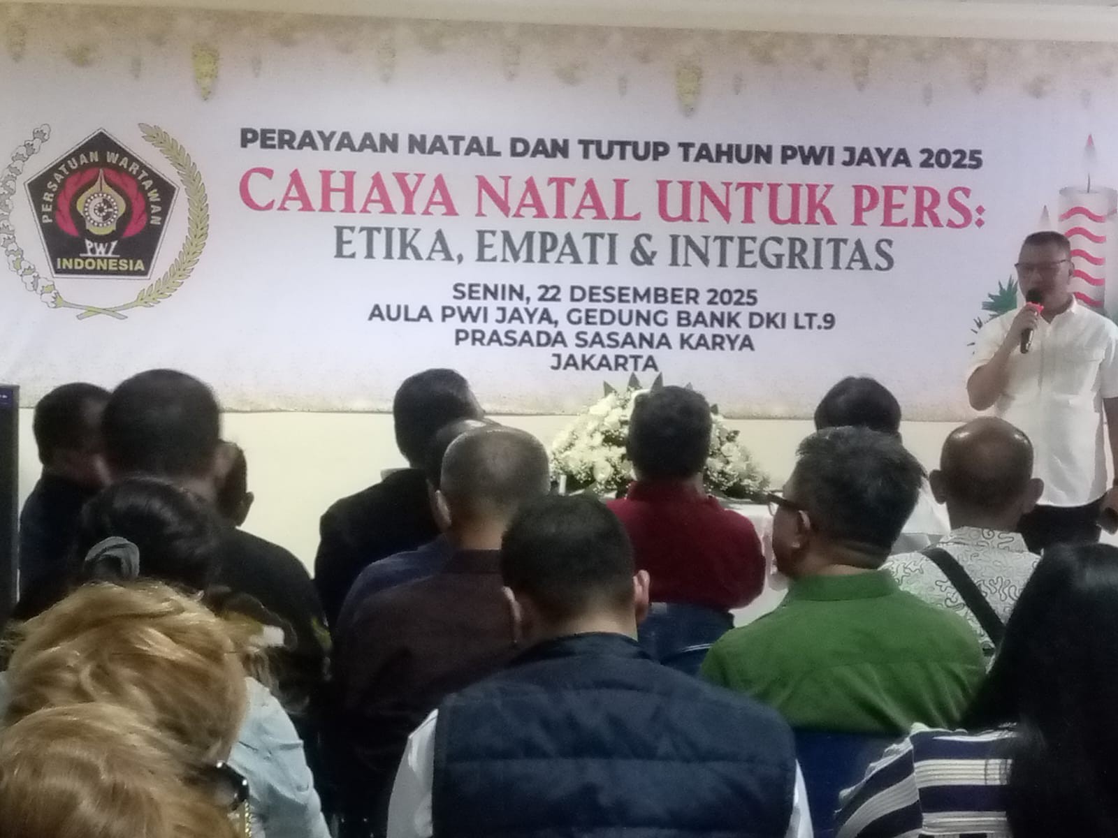 Ketua PWI Jaya: Natal Bersama Jadi Simbol Toleransi dan Kebersamaan Insan Pers