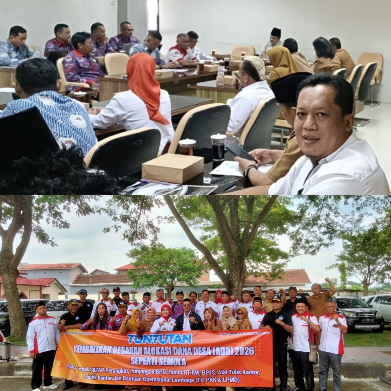 ADD 2026 Turun, Empat Organisasi Desa Kabupaten Blitar Datangi Kantor DPRD Kabupaten Blitar