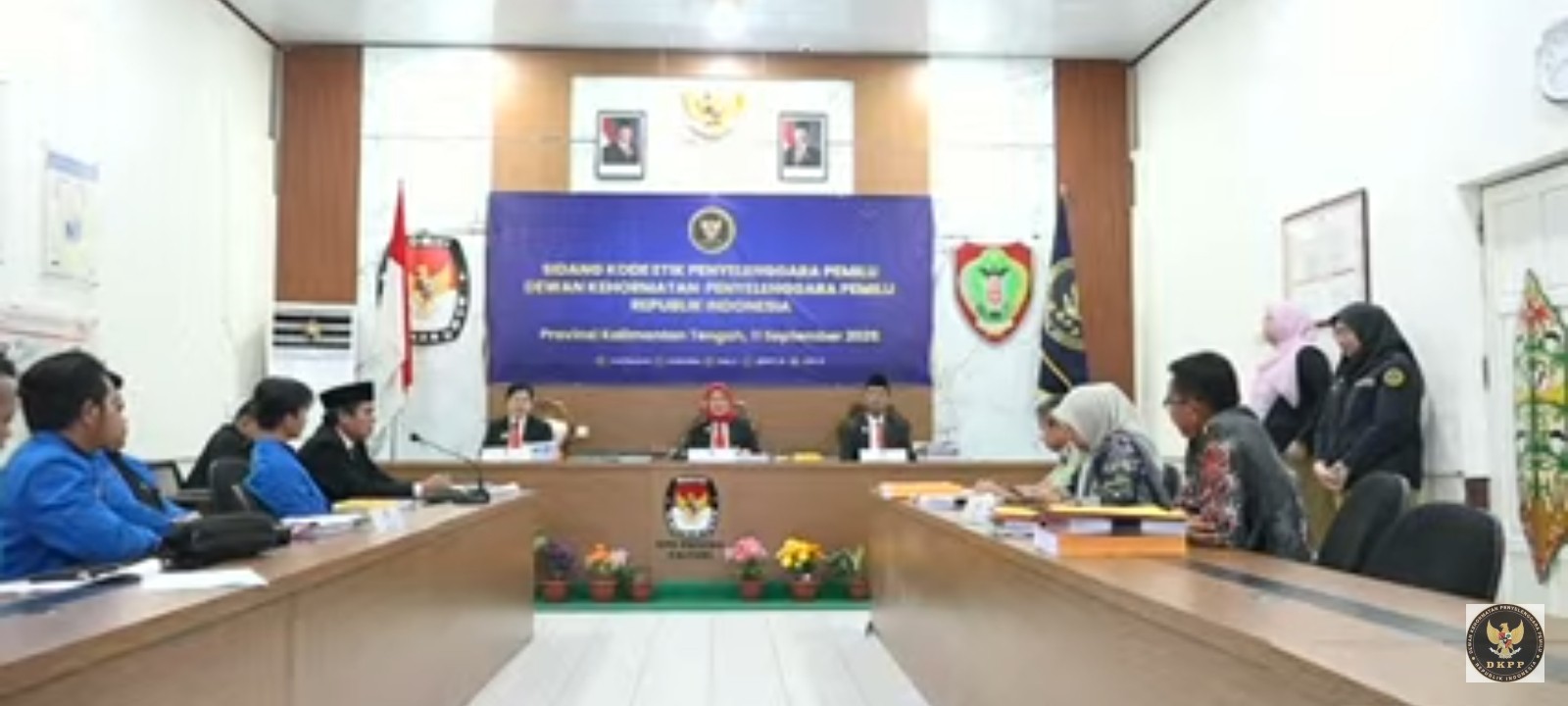 Bawaslu Kalteng Di Sidang, Terkait Money Politik Pilkada Barut, DKPP RI Tekankan Profesional, Transparansi Dan Akuntabel