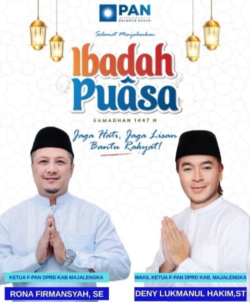 Fraksi PAN DPRD Majalengka Serukan Puasa Jadi Momentum Jaga Hati dan Bantu Rakyat