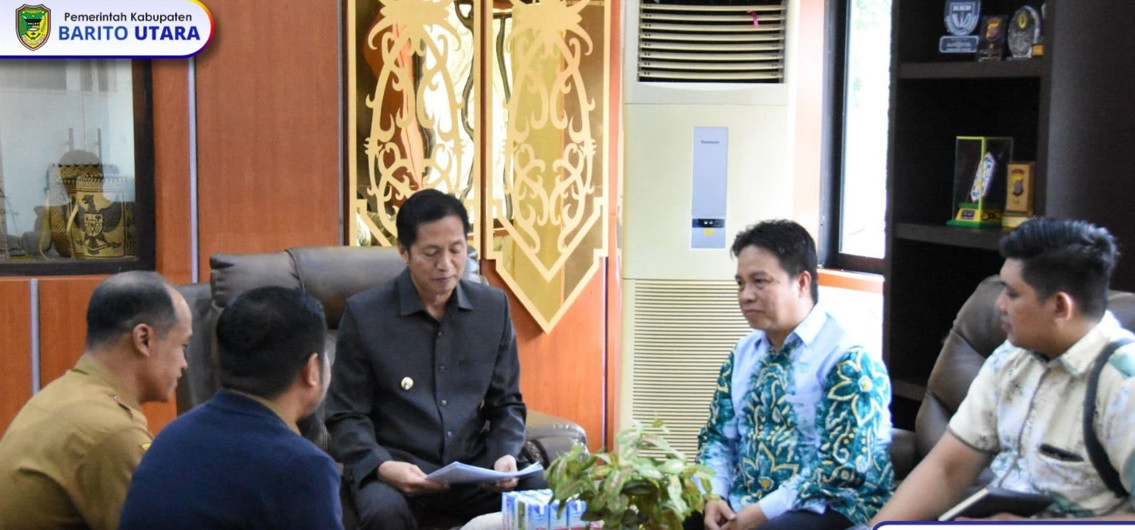Pemkab Barito Utara Terima Audensi Universitas Palangka Raya Dan Universitas Lambung Mangkurat