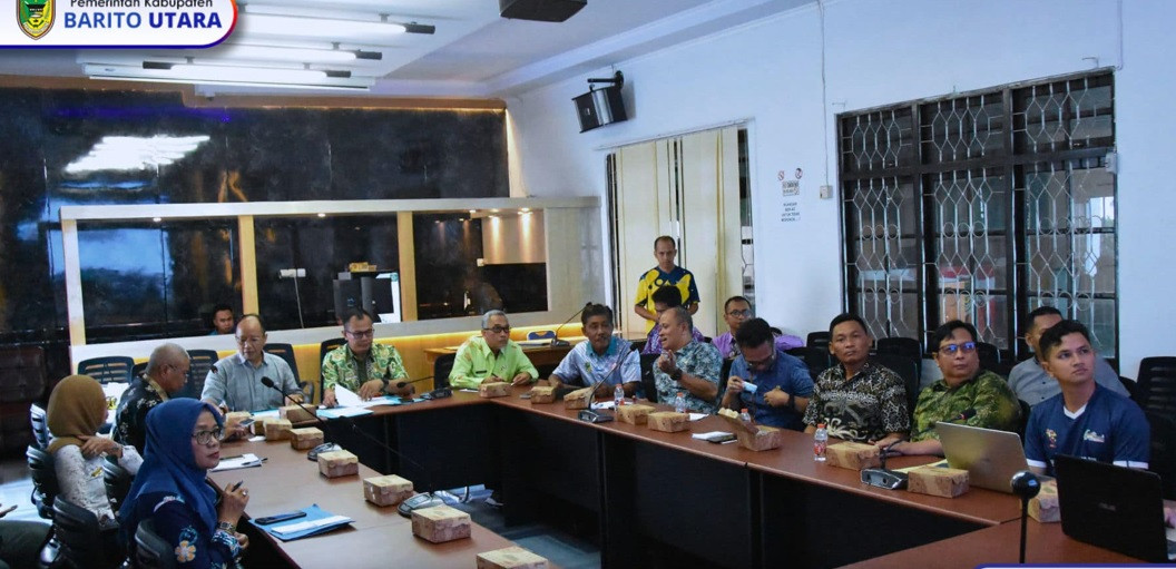 Pemkab Barito Utara Ikuti Zoom Meeting Pembahasan Rencana Aksi (Action Plan) LHP LKPD TA.2023