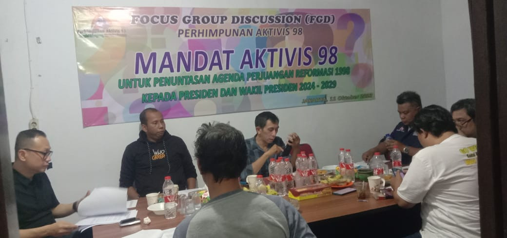 Aktivis 98 Beri Mandat Kepada AMIN Untuk Menuntaskan Agenda Reformasi 1998.
